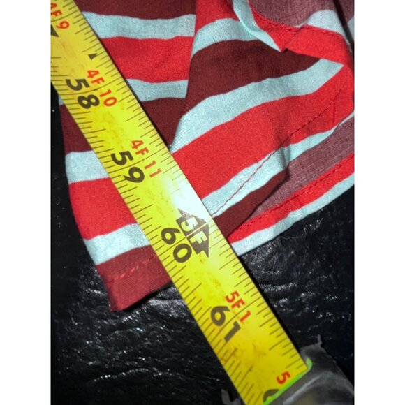 Maaji Morning Glam Striped Maxi Swim Dress M Boho Flowy Swimsuit Cover-Up Sz M - Picture 7 of 7